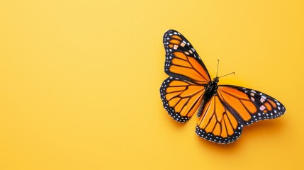 Obraz premium Wing : Black spot.Wing : Pink spot