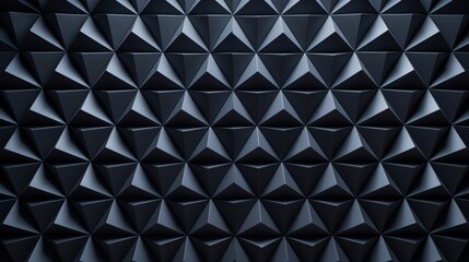 Fototapeta premium Abstract geometric pattern of dark gray triangular shapes. A modern, minimalist design. Great for background or texture.
