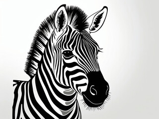 zebra 4: wildlife, zoo,  safari, stripes, animal print, black and white