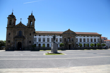 View at the church Populo in Braga, Portugal