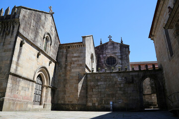 Braga castle. The Cathedral is one of the oldest churches in the city of Braga, Portugal
