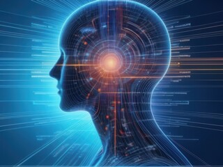 circuitry visible in head brain interface strong artificial intelligence