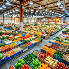 Obraz premium wholesale of vegetable food-products
