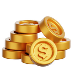 Gold Coin 3D Icon