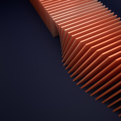 3d Geometric Rhythm Background and Wallpaper
