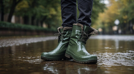 galoshes with new design 