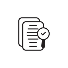 Fototapeta premium Assessment icon design with white background stock illustration