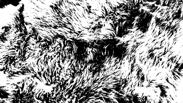 12-31. Natural Fur, Grunge Vector Background. Overlay Texture. Abstract Halftone Vector Illustration - Vector Image	