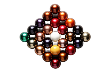 Ball Bouquet Blossoming Into a Creative Masterpiece on White or PNG Transparent Background.