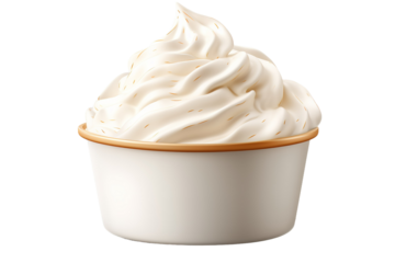 Whipped Clouds on White or PNG Transparent Background.