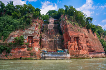 The Giant Leshan Buddha, in the southern part of Sichuan, China, near the city of Leshan, is the biggest and tallest stone Buddha statue in the world