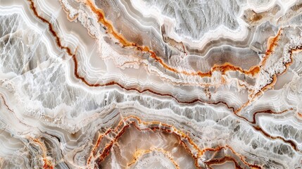Fototapeta premium Texture of white marble with a natural pattern as a background