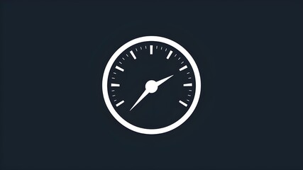speedometer icon vector.