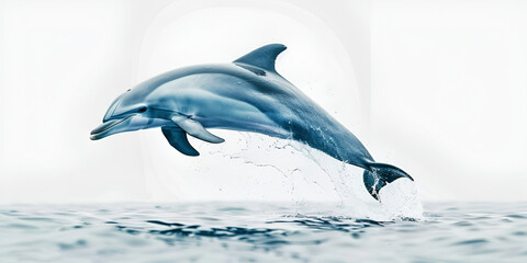 Dolphin Leaping Out of Water