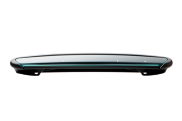 Reflective Elegance: A Rear View Mirror on White or PNG Transparent Background.