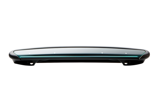 Reflective Elegance: A Rear View Mirror on White or PNG Transparent Background.
