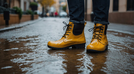 galoshes with new design 