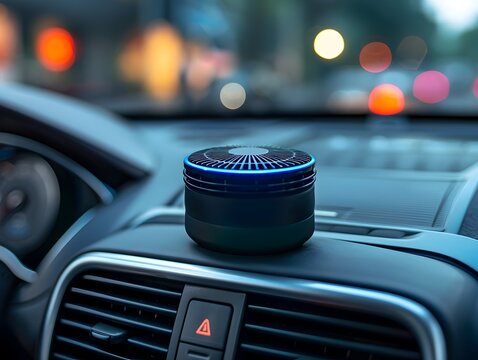 Compact Air Purifying Device for Personal Spaces An Innovative Solution for Cleaner Fresher Environments in Cars Cafes and beyond