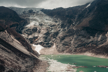 Glacial lake on Manaslu Circuit Trek, Nepal