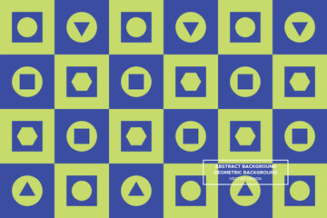 Abstract Background | Geometric Background - Pattern, Website Design, Wallpaper, Packaging, Wall Art, Poster, Banner, Profile, Apparel, Textiles, Interior Design (2 Colors) - 
DL.3.46