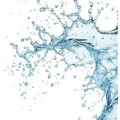 Obraz premium water splashing illustration