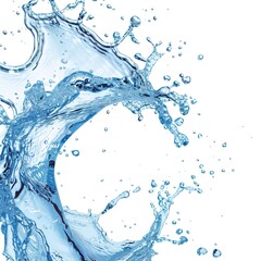 Obraz premium water splashing illustration
