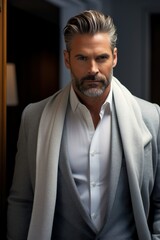 Fototapeta premium young man gentleman taste flaunting UHD Wallpapar