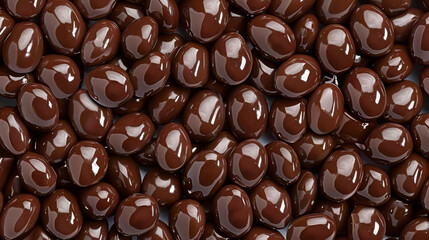 Indulge in rich cocoacoated chocolate covered almonds for a deliciously crunchy and gourmet treat, perfect for any candy promotion.