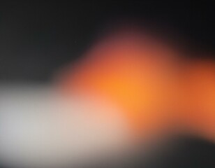 Grainy Gradient: Abstract Orange-Gray on Black
