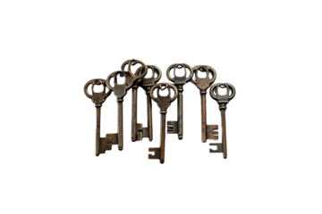 The Melodic Symphony of Forgotten Memories on White or PNG Transparent Background.