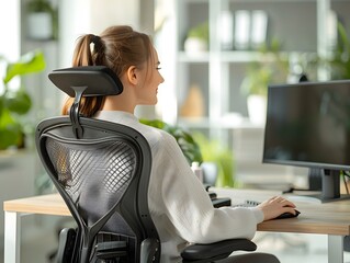 Ergonomic Sitting Postures for Efficient Student and Home Office Setups