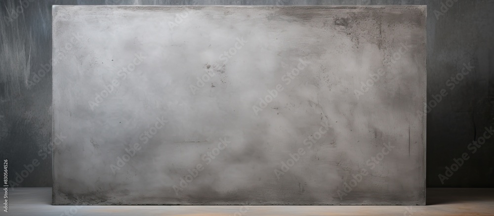 Poster Close up copy space image of a concrete piece with a textured background