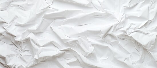 A background image of crumpled white paper with texture perfect for adding copy space