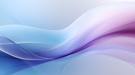 Obraz premium Digital purple blue wavy gradient curve abstract graphic poster PPT background