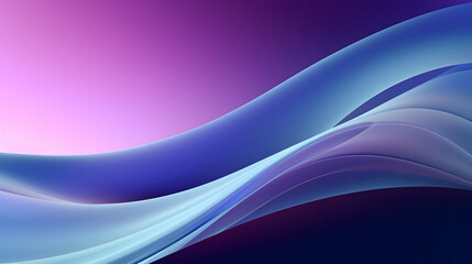 Digital purple blue wavy gradient curve abstract graphic poster PPT background