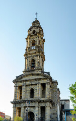 Fototapeta premium iglesia catolica, torre, arquitectura, guadalajara, san jose de gracia, recinto, catolico, perla tapatia