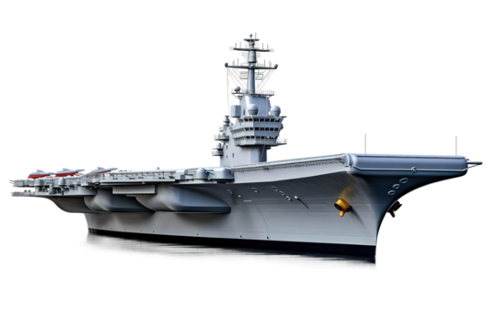 Majestic Beast: A Battle-Ready Behemoth on the High Seas on White or PNG Transparent Background.