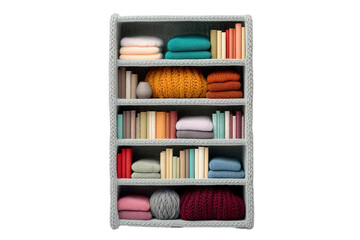 The Magical Library of Enchanted Tales on White or PNG Transparent Background.