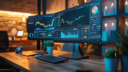 Real Time Trading Dashboard with Analytical Market Data Visualization