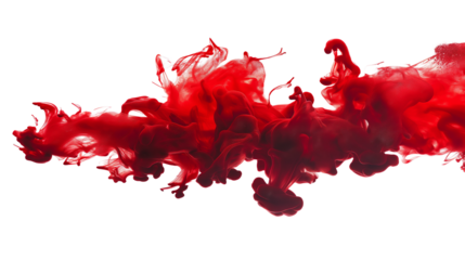 red paint splash isolated, red paint splashes, Red grunge ink splat isolated on transparent background
