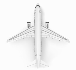 Airplane vector design illustration isolated on transparent background