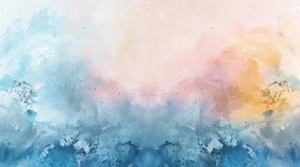 Fototapeta premium A canvas of soft pastels, this watercolor background provides an artistic backdrop for your creative vision to shine