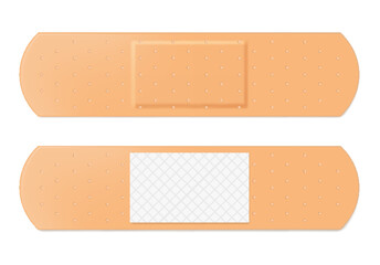 Vector medical adhesive tape plasters. Illustration of medical tape,plaster, protection and care