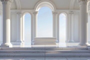 Classical Empty Podium