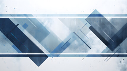 Fototapeta premium Digital technology blue and white stripes business wallpaper abstract poster background