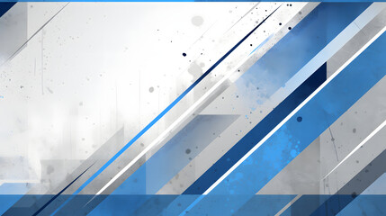 Obraz premium Digital technology blue and white stripes business wallpaper abstract poster background