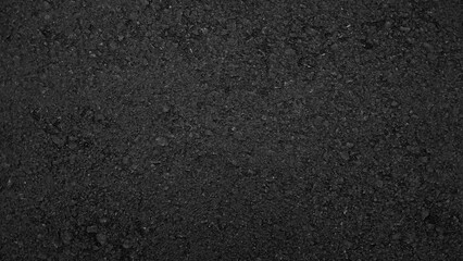 Surface grunge rough of asphalt, Seamless tarmac dark grey grainy road, Driveway texture background, Top view.