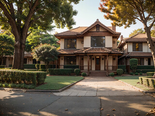 Fototapeta premium house in the park