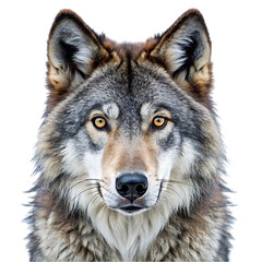 Fototapeta premium a wolf portrait png
