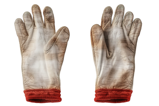 The Enchanting Tale of Snow White Gloves on White or PNG Transparent Background.